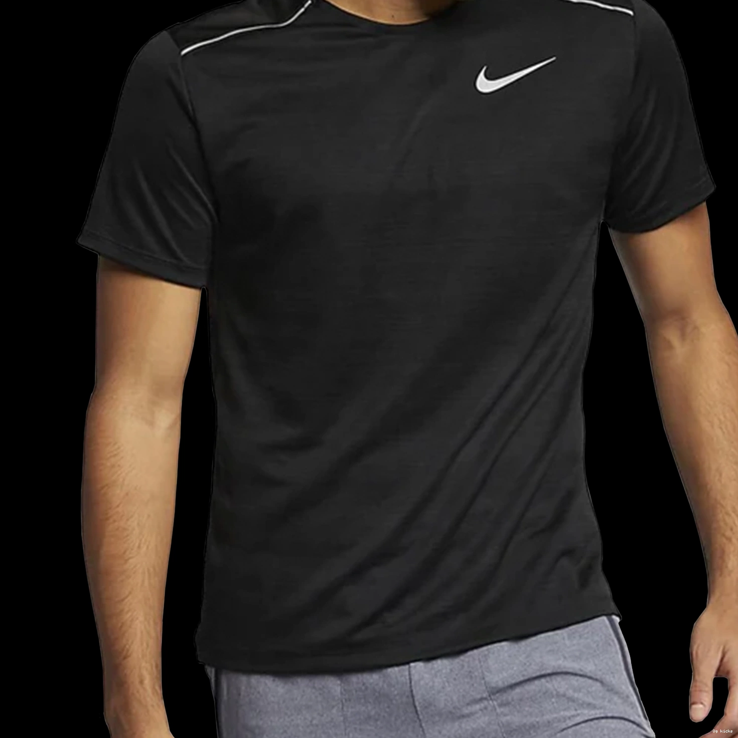 Dri-Fit Shirt Nike 1.0 T Miler Black 0711